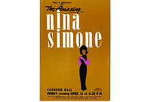 Nina Simone at Carnegie Hall, 1963